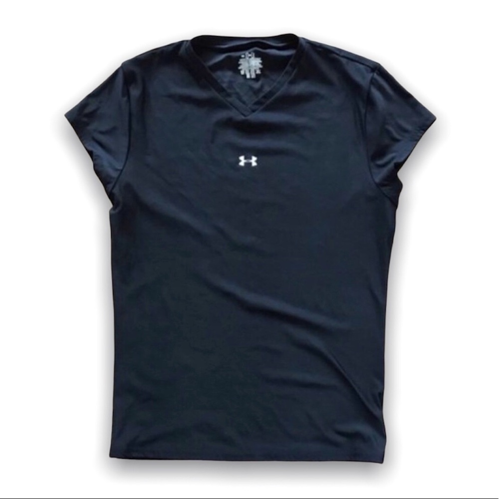 3/$25 Under Armor Black Active Workout Top Large